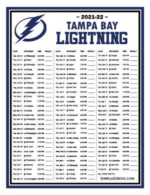 tampa bay lightning playoff schedule 2021