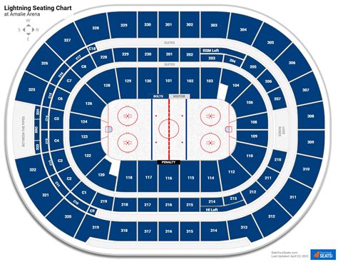 tampa bay lightning seating chart with rows