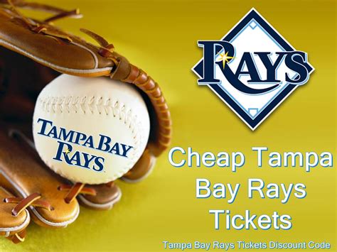 tampa bay rays discount tickets for students