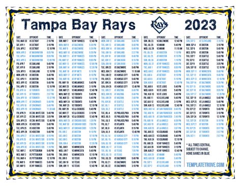 tampa bay rays radio schedule