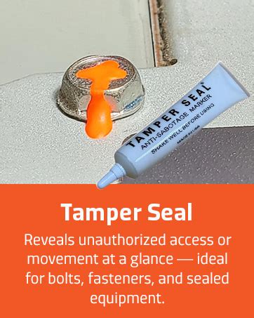 Tamper Proof Seal Paint