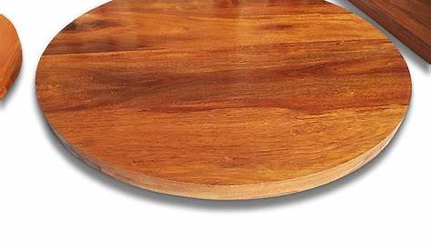 Tampo de mesa redondo 60 cm 25-27 mm madeira recuperada maciça – A Feira