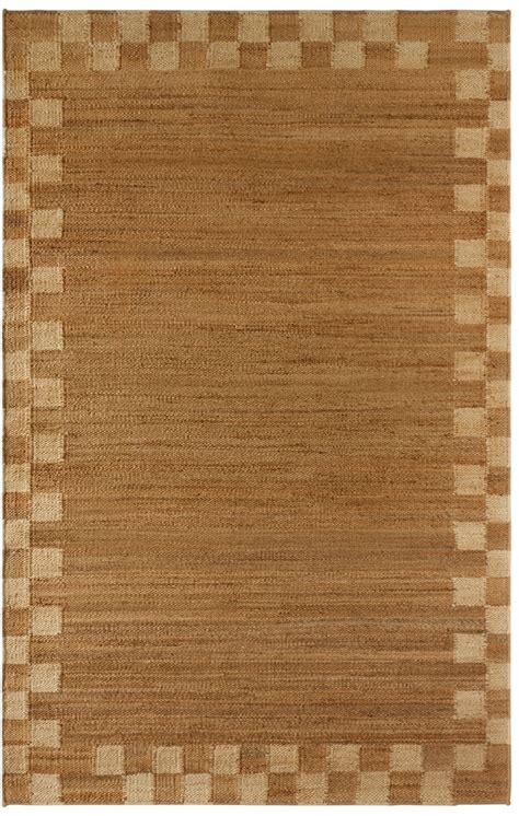 Tan Border Rug