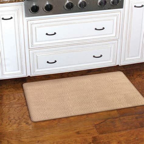 tan kitchen floor mat
