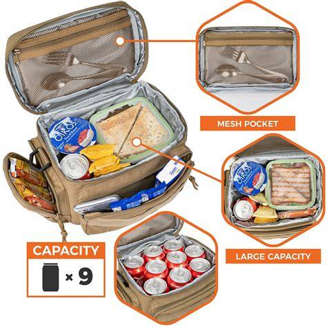 Tan Insulated Lunchbox