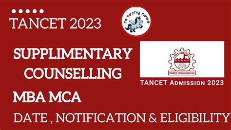 tancet counselling 2023 eligibility