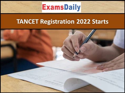 tancet exam date 2022