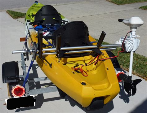 tandem kayak with trolling motor
