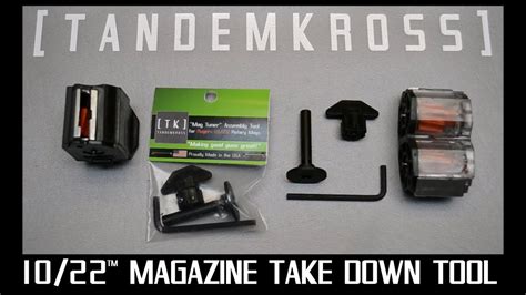 tandemkross 10/22 magazine takedown tool