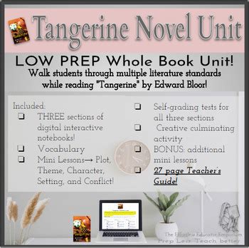Tangerine Novel Unit
