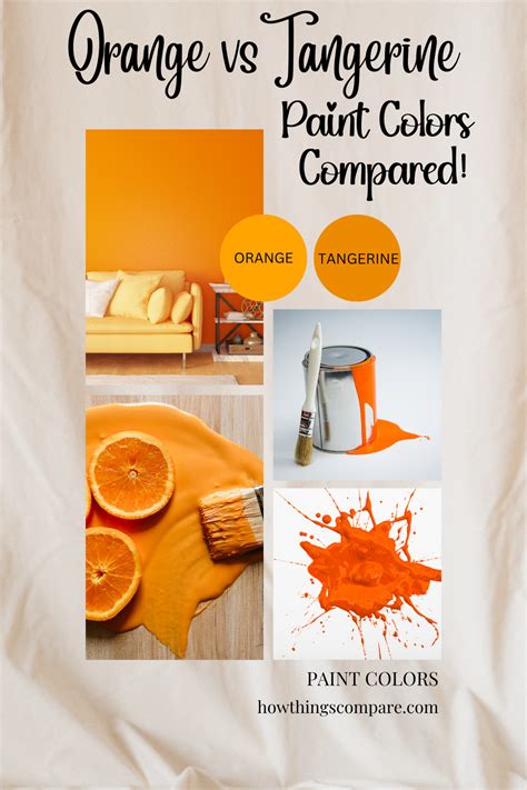 Tangerine Vs Orange Colour