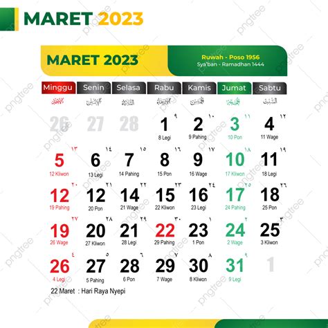 tanggal 22 maret 2023