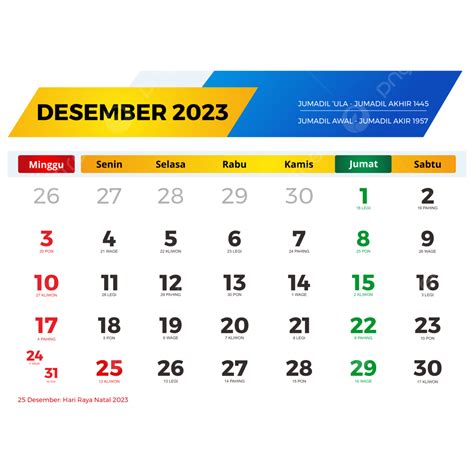 tanggal cantik desember 2023