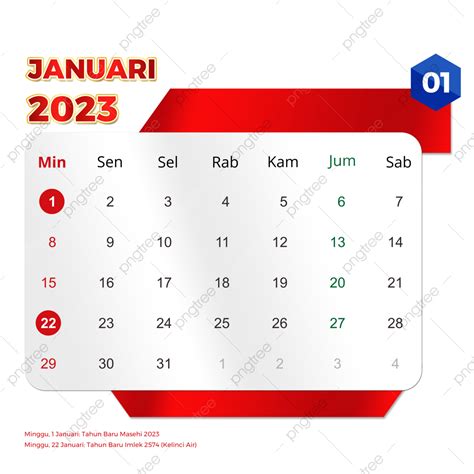 tanggal merah bulan januari 2023