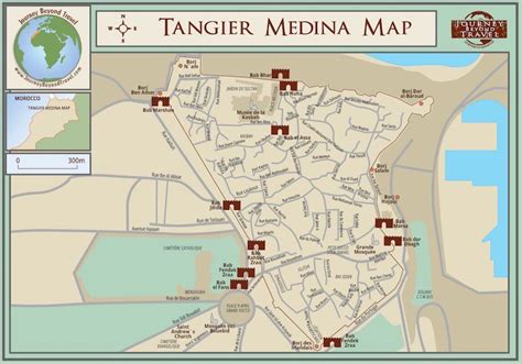 Tangiers Morocco Map