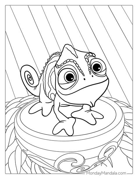 Tangle Face Coloring Page