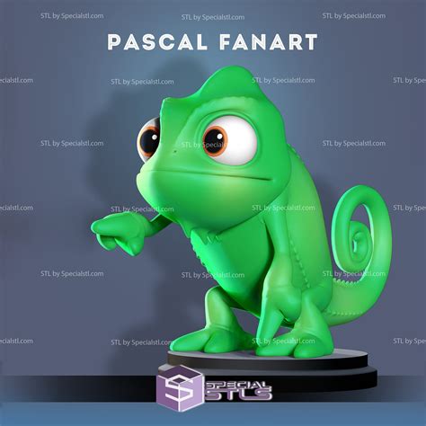 Tangled Pascal Printable 3D