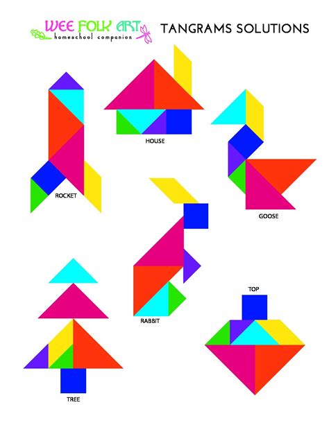 Tangram Puzzles for Kids Growing Play
