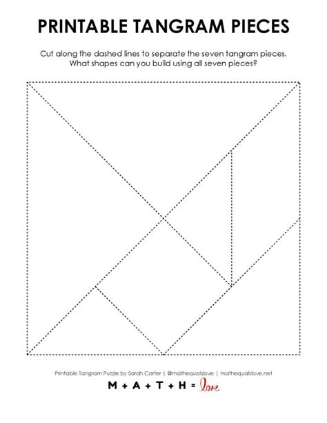 Tangrams Printables