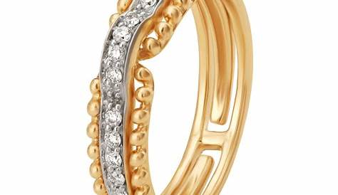 Mia by Tanishq 14KT Gold Ring for Women in Unique Design