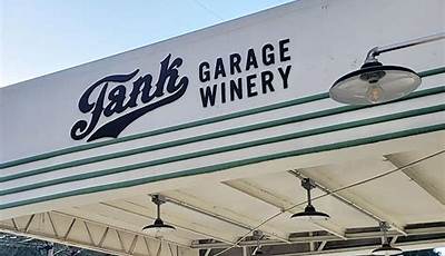 Tank Garage Winery In Calistoga California