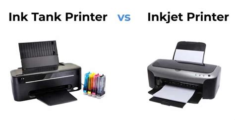 Tank Vs Inkjet Printer