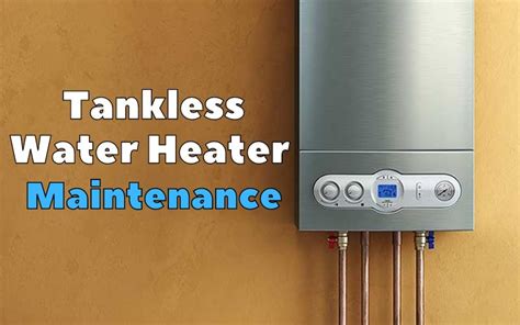 tankless water heater repair service guide