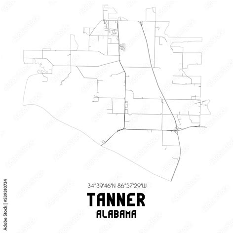 Tanner Alabama Map
