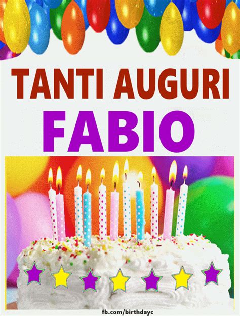 tanti auguri buon compleanno fabio