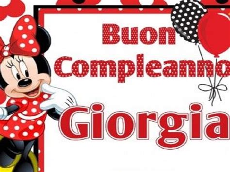 tanti auguri di buon compleanno giorgia