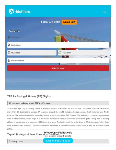 tap air portugal airlines reservations