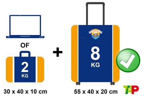 tap air portugal hand baggage size