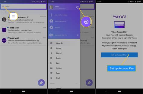 Tap On The Account Key Icon. Get Account Key Code