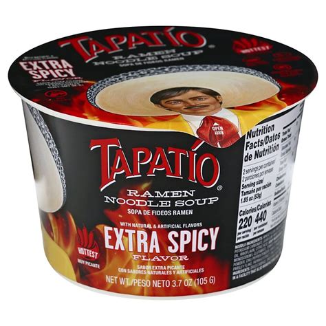 tapatio extra spicy ramen ingredients