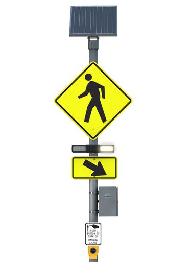 tapco rrfb pedestrian crosswalk system