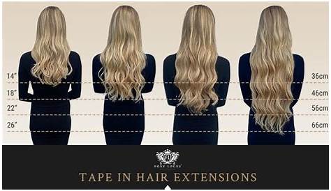 Tape In Hair Extension Lengths Wondering What Is The Perfect Length For