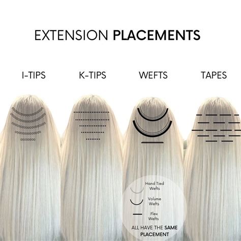 Tape In Extensions Head Map