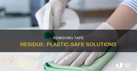 Tape Residue Plastic