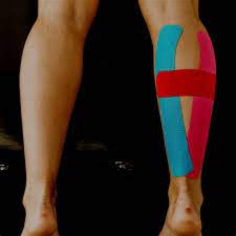 Taping Knee Calf Strain