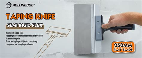 Taping Knife With Threaded Handle