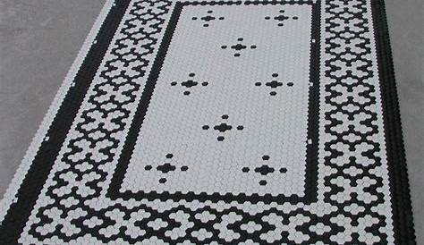 Tapis Mosaique Noir Et Blanc De Salon 5 Idées De Décoration