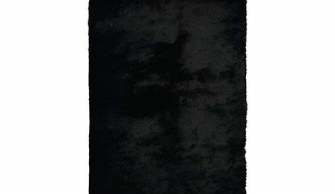 Tapis Noir Brillant Conforama épais 80 X 150 Cm Mut 126323 Vente De BELIANI