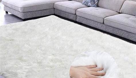 tapis blanc salon Idées de Décoration intérieure