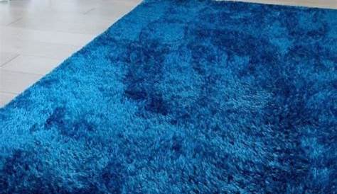 Tapis Salon Bleu Electrique GEM électrique