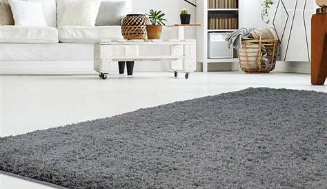 tapis shaggy gris Idées de Décoration intérieure