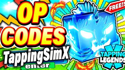 Roblox Tapping Legends Codes (August 2021)