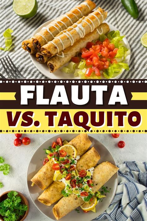 Taquitos And Flautas Difference