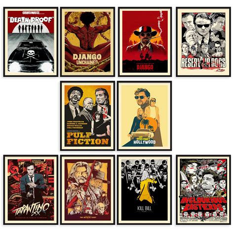 tarantino movie poster set
