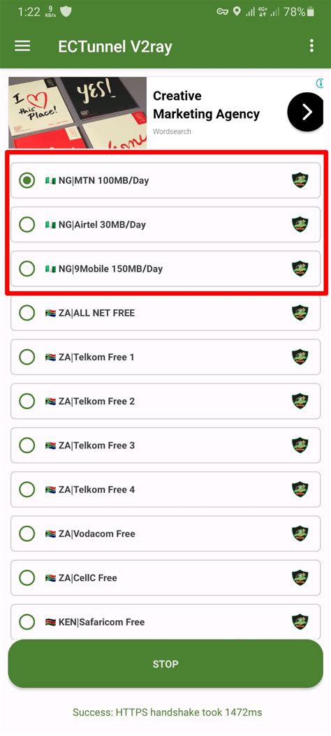 tardy 9Mobile Free Browsing Cheat Using HA Tunnel VPN