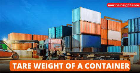 tare weight of container meaning